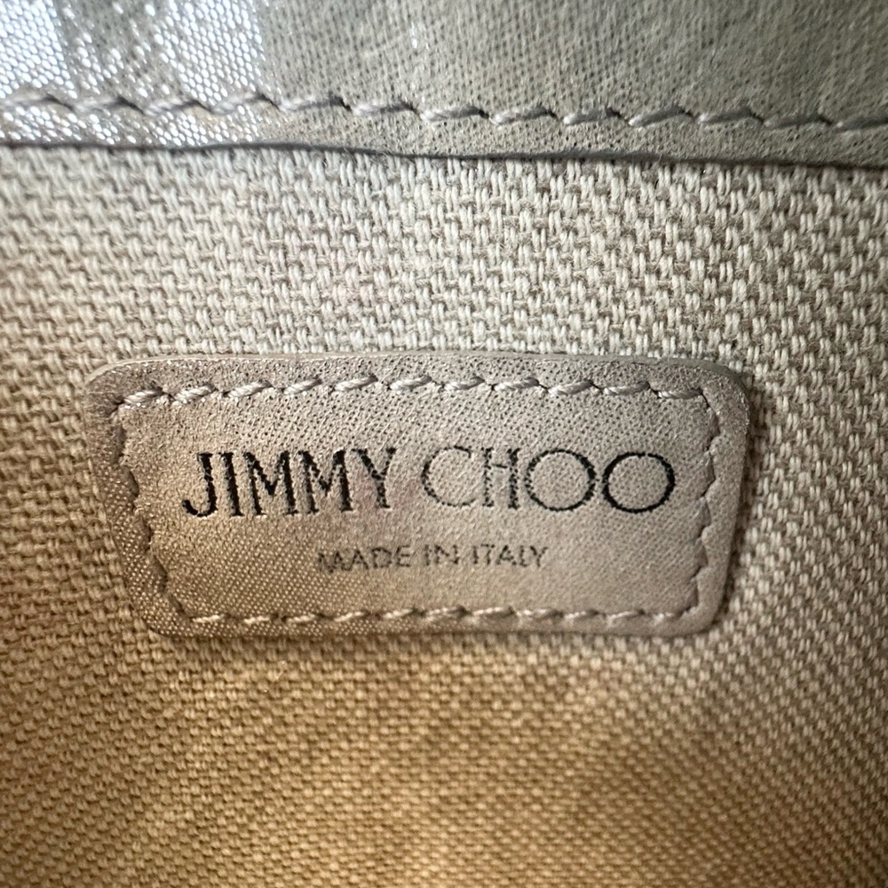 💙 Jimmy Choo Shadow Suede Crossbody Bag - Authentic - Picture 10 of 13